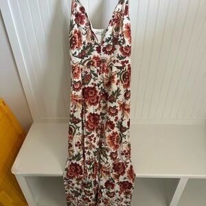 Abercrombie & Fitch Floral Print maxi dress size medium tall